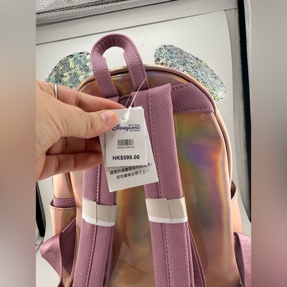 Loungefly Earidescent Minnie Ears 50th Anniversary Hong Kong Disneyland -NWT - Picture 6 of 6